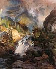 Thomas Moran Children of the Mountain painting